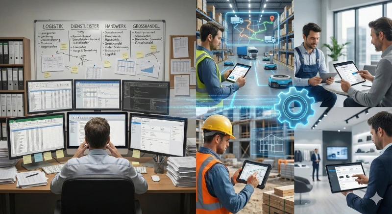 Individuelle Softwarelösungen für Logistik, Handwerk und Großhandel